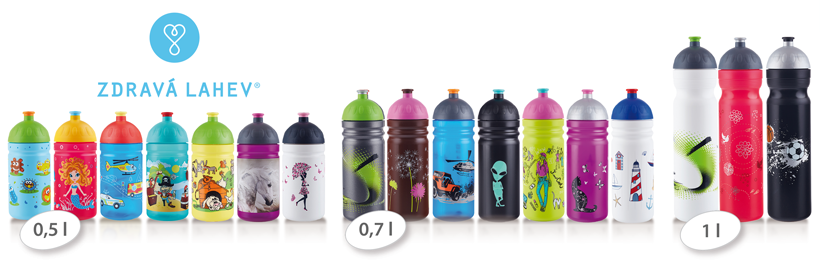Zdravá lahev 0,5l - BIKE Hory modré