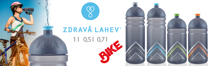 Zdravá lahev 0,5l - BIKE Hory modré