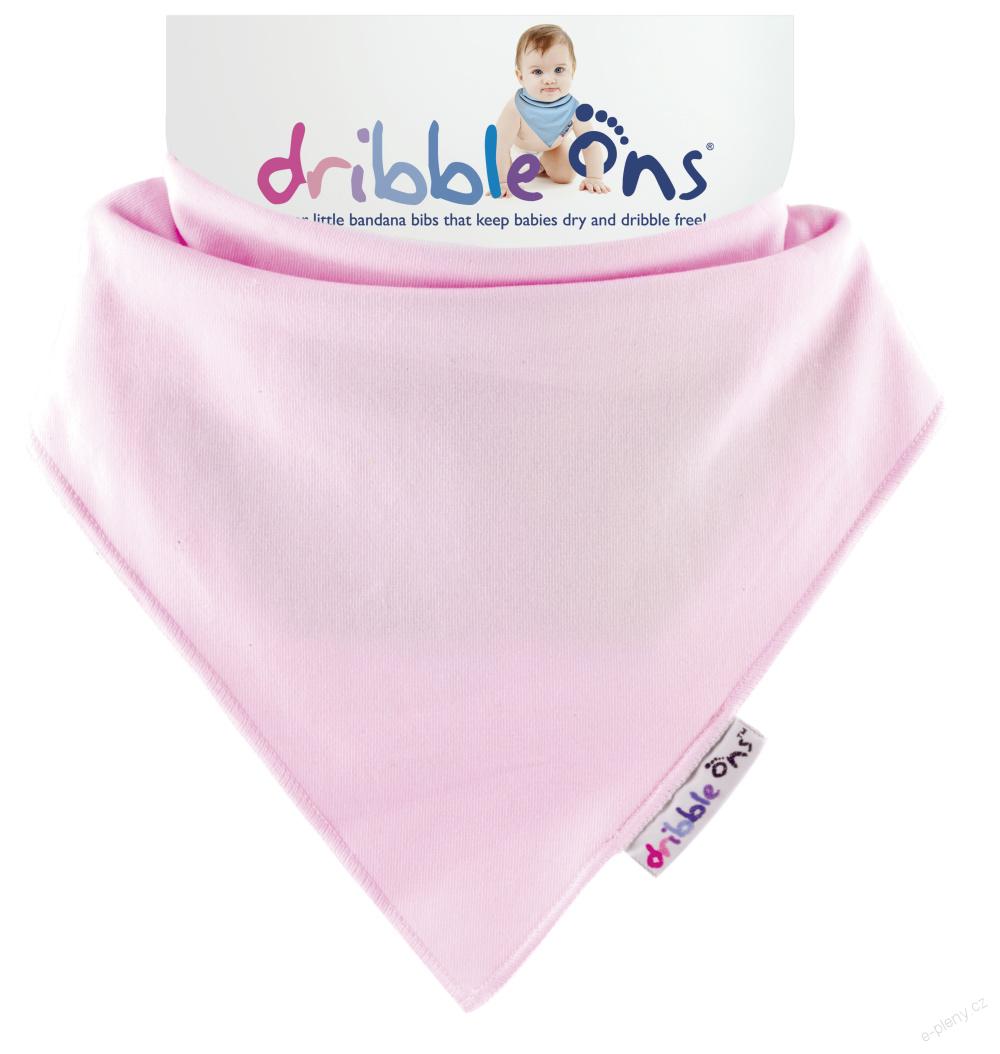 Dribble Ons CLASSIC slintáček/šátek - Růžový