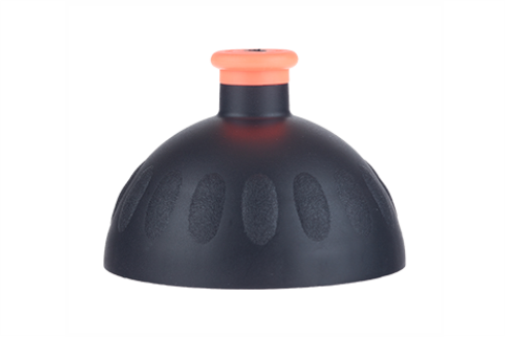 Zdravá lahev náhradní víčko - Černá/fluo oranžová