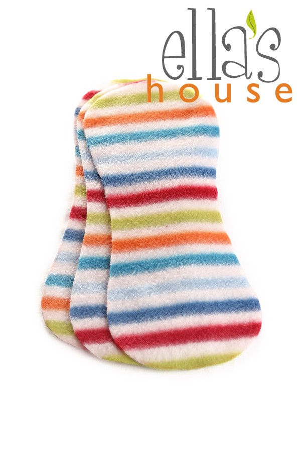 Ella's house Bum Liners - separační pleny fleece 3ks - Pruhy