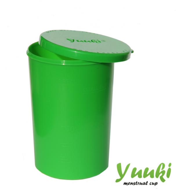 Yuuki sterilizační kelímek pevný - zelený