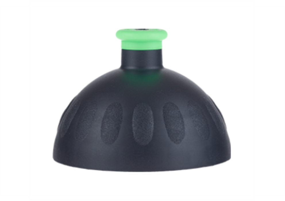 Zdravá lahev náhradní víčko - Černá/fluo zelená