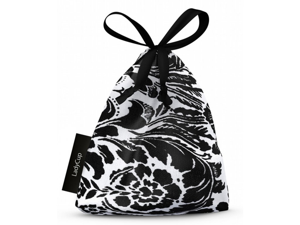 LadyCup sáček na kalíšek - Black & White