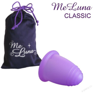 MeLuna menstruační kalíšek Classic Basic - Fialový vel. XL