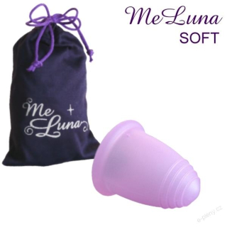 MeLuna menstruační kalíšek Soft Basic - Růžový vel. M