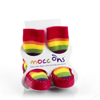 Mocc Ons DESIGNER capáčky - Duha 12-18 m